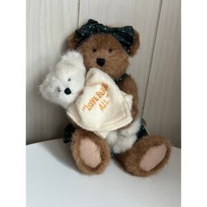 Vintage Plush Boyd Bear Momma Bearsley & Baby Jack